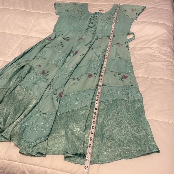 NWT, 1X/2X Mint Green Maxi Dress - Picture 9 of 14